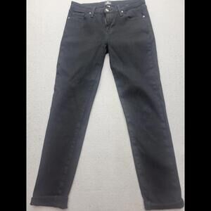 Just Black Women Jeans 27 Black Skinny Dark Wash Cotton Blend Mid USA